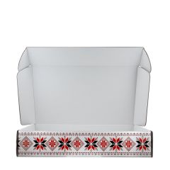 Mailing Box, B-Flute 20 Inch X 12 Inch X 4 Inch - White - F - 960 Sq In