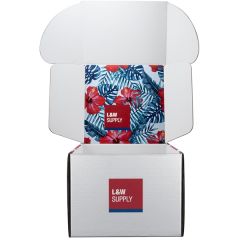 Mailing Box, B-Flute 10 Inch X 10 Inch X 8 Inch - White - F - 800 Sq In