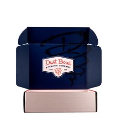 Mailing Box, B-Flute 10 Inch X 8 Inch X 3 Inch - White - D - 240 Sq In