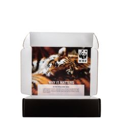 Mailing Box, B-Flute 12 Inch X 10 Inch X 3 Inch - White - D - 360 Sq In