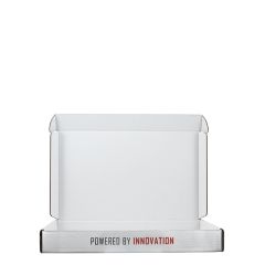 Mailing Box, B-Flute 16 Inch X 10 Inch X 2 Inch - White - D - 320 Sq In