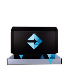 Mailing Box, B-Flute 18 Inch X 10 Inch X 2 Inch - White - D - 360 Sq In