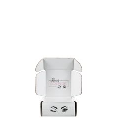 Mailing Box, B-Flute 4 Inch X 4 Inch X 2 Inch - White - A - 032 Sq In