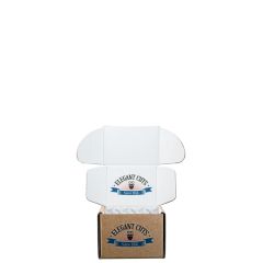 Mailing Box, B-Flute 5 Inch X 3 Inch X 4 Inch - White - B - 060 Sq In