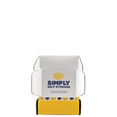 Mailing Box, B-Flute 5 Inch X 4 Inch X 2 Inch - White - A - 040 Sq In