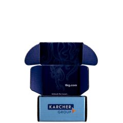 Mailing Box, B-Flute 5 Inch X 4 Inch X 3 Inch - White - B - 060 Sq In