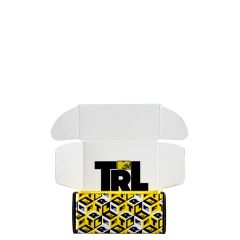 Mailing Box, B-Flute 6 Inch X 4 Inch X 3 Inch - White - B - 072 Sq In