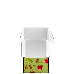 Mailing Box, B-Flute 6 Inch X 5 Inch X 4 Inch - White - B - 120 Sq In