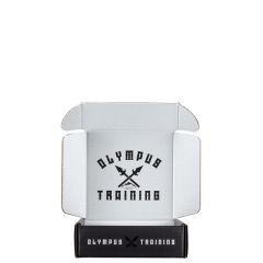 Mailing Box, B-Flute 6 Inch X 6 Inch X 2 Inch - White - B - 072 Sq In