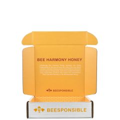 Mailing Box, B-Flute 8 Inch X 8 Inch X 2.25 Inch -White - C - 160 Sq In