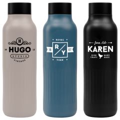 Majesty Recycled Stainless Steel Bottle - 20 Oz - Silkscreen