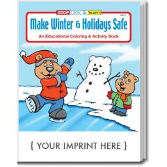 Make Winter & Holidays Safe Coloring And Activity Book