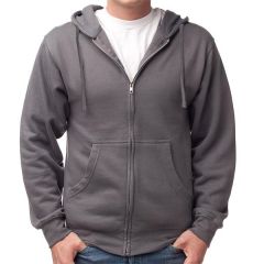 Male Midweight Sweatshirt With Zipper And Hood
