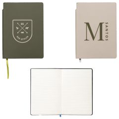 Malmo Recycled Soft Cover Extended Journal - A5 - Silkscreen