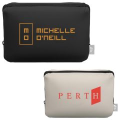 Malmo rPET Multi Pocket Zippered Utility Pouch-2l-Heat Trans