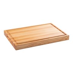 Maple Cutting Board With Juice Groove and Intended Handles