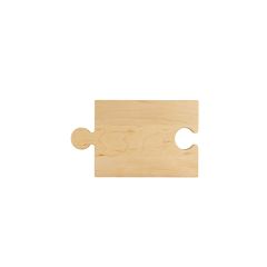 Maple Puzzle Piece Cutting Board 10-1/2 Inch X 6- 1/2 Inch X 3/4 Inch