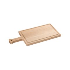 Maple Service Board With Juice Groove and Handle