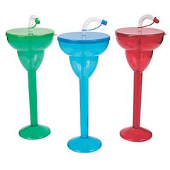 Margarita Plastic Yard Glasses