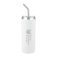 Marka Copper Vac Tumbler With Ss Straw 20 Oz.