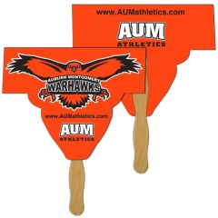 Mascot Hand Fan Full Color 2 Sides