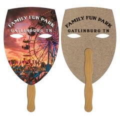 Mask Recycled Hand Fan