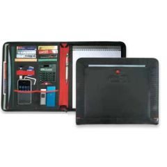 Matrix PU Leather 8.5 Inch X 11 Inch Calculator Zippered Portfolio