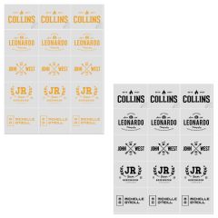 Matte Clear Laser Labels