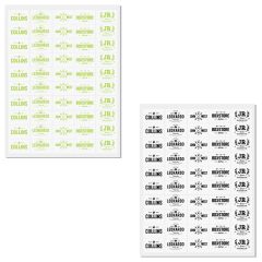Matte Clear Laser Labels