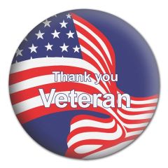 Matte Finish Button 3 Inch Diameter