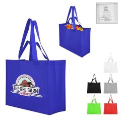 Matte Laminated Recycled Non-Woven Dual Handle Shopper To