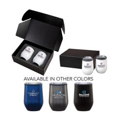 Matteo Ii Two-Piece Wine/Whiskey Tumbler Gift Set