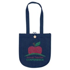 MB- Denim Tote - Sparkle