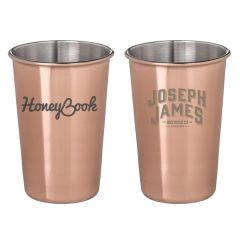 Mcguire's Copper Plated Pint Glass Cup