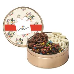 Medium 3 Way Chocolate Pretzel Tin
