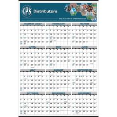 Medium Memo Year-In-View Calendar - Full Color