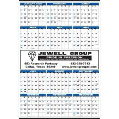 Medium Memo Year-In-View Center Ad Calendar