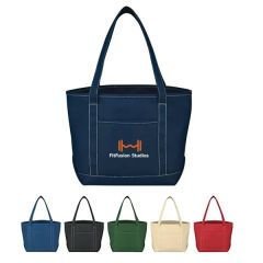 Medium-Sized Cotton Boat Tote