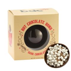 Mega Hot Chocolate Bomb In Window Box - Dark Chocolate