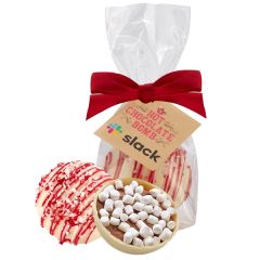 Mega Hot Chocolate Bomb Mug Stuffer- White Choc. Peppermint