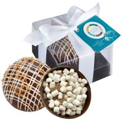 Mega Hot Chocolate Bomb With Hang Tag - Dark Choc. Crystal