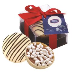 Mega Hot Chocolate Bomb With Hang Tag - White