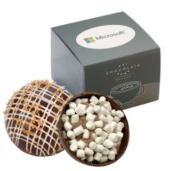 Mega Hot Chocolate Bomb With Sleeve - Dark Choc. Crystal