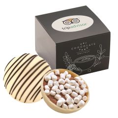 Mega Hot Chocolate Bomb With Sleeve - White