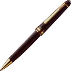 Montblanc Meisterstuck Classique Ballpoint Black Twist Pen W/Gold Trim
