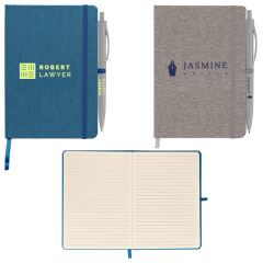 Melville 5.8 Inch X 8.3 Inch RPET Notebook - Colorjet