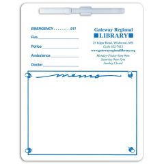 Memo Board 8 1/2 X 11 W/ Rem Adh