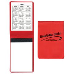Memo Books With 100-Page Pad - Standard Vinyl Colors