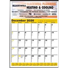 Memo Minders Multi-Sheets Calendar - Yellow & Black