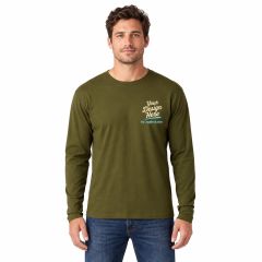 Men's Long Sleeve T-Shirt by Cotton Heritage